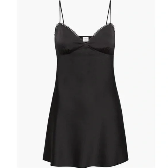 Best black slip dress deals